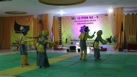 Tari Tandak Sambas Milad Pom Ke Youtube