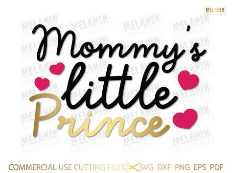 Mommys Little Prince Svg Newborn Svg Baby Svg Cute Etsy