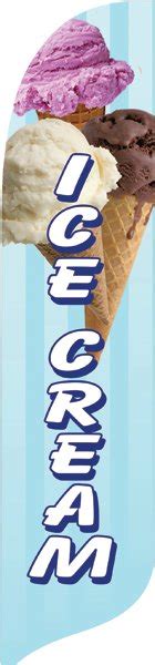 Ice Cream Design Nylon Blade Flags And Accessories CRW Flags Store In Glen Burnie Maryland