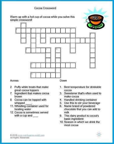 Crossword puzzles exercise the brain. Easy Crossword Puzzles With Answers Printable 2018 - Why ...