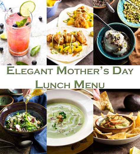 Elegant Mothers Day Lunch Menu Just A Little Bit Of Bacon