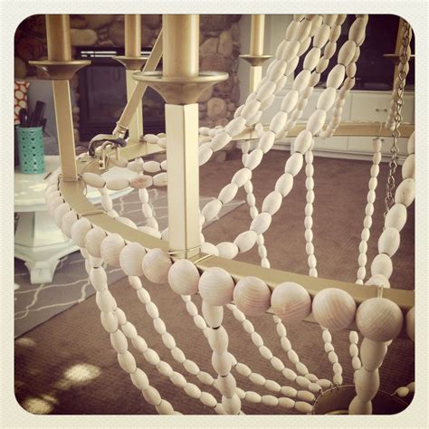 But most of them are far out of my financial reach. Upcycle a Plain Chandelier into a Beaded Showpiece