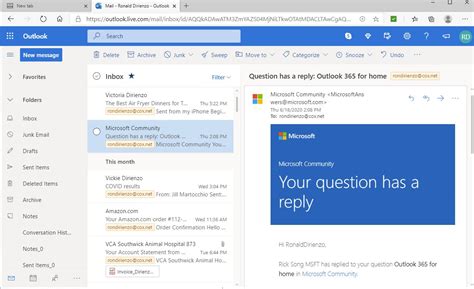 Outlook 365 For Home Microsoft Community
