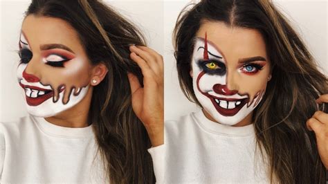tuto maquillage clown d halloween 55 photos inspirantes halloween maquillage zenidees