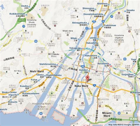 Map Of Hiroshima