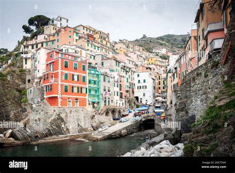 The Beautiful Village Of Corniglia Cinque Terre Italy A Unesco World