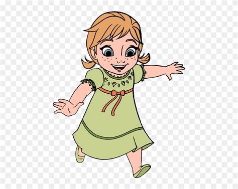 Free printable coloring & drawing pages dor kids, girls, childrens. Young Anna-free Frozen Clipart - Young Anna Frozen ...
