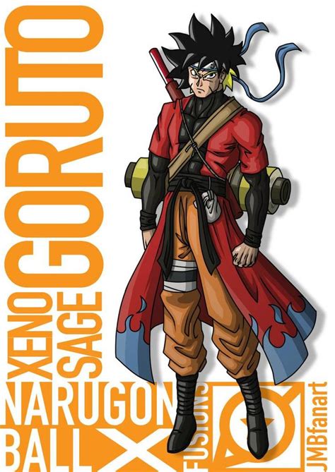 Dragon ball z, dragon ball heroes, dragon ball super, naruto, naruto shippuden, and boruto: Xeno Sage Goruto (Xeno Goku / Sage Naruto fusion) by JMBfanart on DeviantArt | Anime dragon ball ...