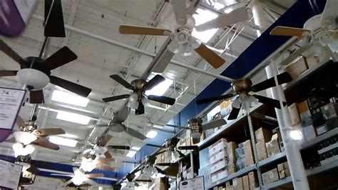 Gorgeous living room light fixtures lighting ceiling fans indoor. Ceiling fan display at Lowe's - YouTube