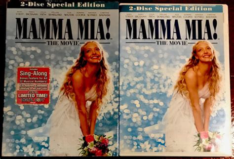 Mamma Mia Dvd 2 Disc Special Editionbonus Sing Alongon Screen Lyrics