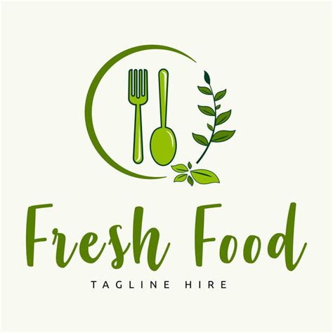 Fresh Food Logo Food Logo Design Vector Logo Design Logo Food Logo
