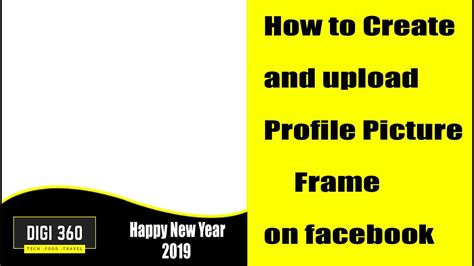 How To Create Your Own Profile Picture Frame For Facebook Submit A Facebook Photo Frame Youtube
