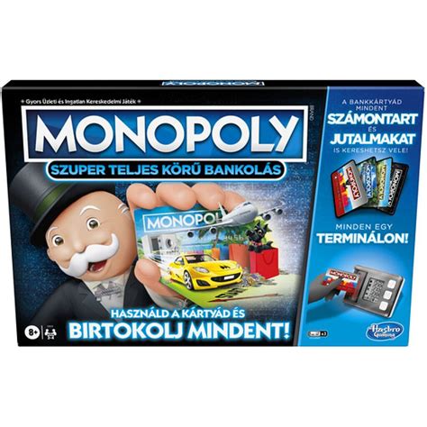 Monopoly: Szuper teljes körű bankolás | Játék.hu Webáruház
