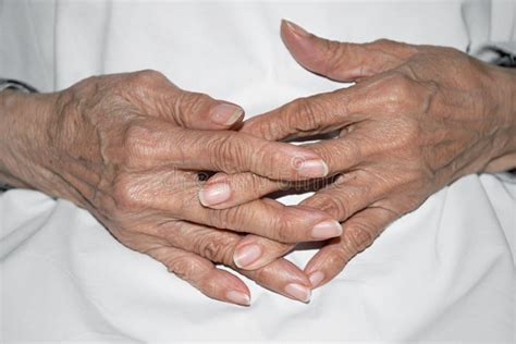 Hands Of Elderly Person Stock Photo Image Of Retirement 52509432