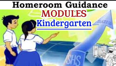 Kindergarten Homeroom Guidance Module Wlp Dll 1st 4th Quarter