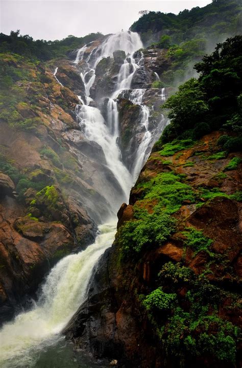 Dudhsagar Falls India Chennai Express Amazing Nature Beautiful