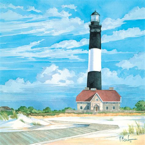 Fire Island Lighthouse Painting By Paul Brent Pixels