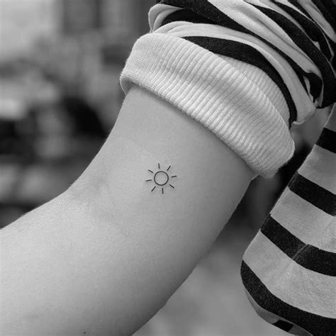 Discover Tiny Sun Tattoo Super Hot In Cdgdbentre