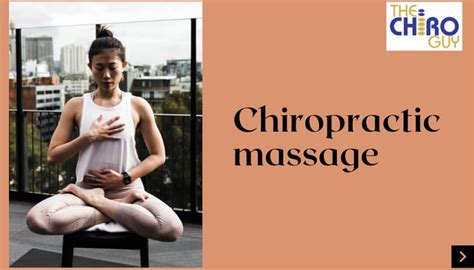 5 Outstanding Benefits Of Chiropractic Massage The Chiro Guy Chiropractors Beverly Hills Ca