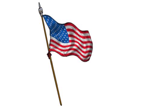 Waving American Flag Clip Art Clipart Best