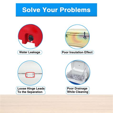 Buy Cooler Replacement Parts Kit, Ice Chest Plastic Hinges, Threaded