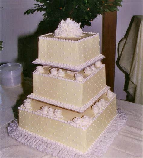 Square Wedding Cakes Taylors Bakery