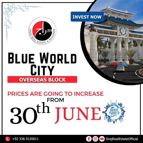 Blueworldcity Prices Are Going To Increase From 𝟯𝟬 𝗝𝘂𝗻𝗲 𝟮𝟬𝟮𝟭