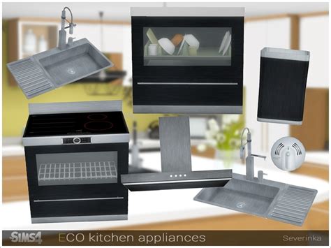 Sims 4 Mods Kitchen Appliances Ts4 Sims 4 Custom Mod Kitchen