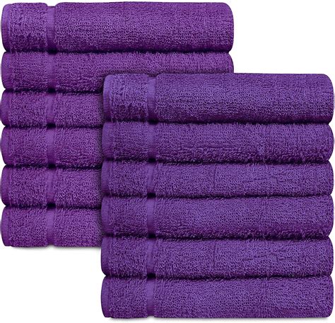 Beauty Threadz Ultra 100 Cotton Salon Towel Hand Towel 16x27 Purple