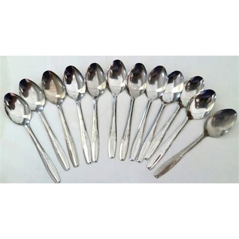 Sendok Makan stainless Tebal isi 1 lusin (12 pcs) | Shopee Indonesia