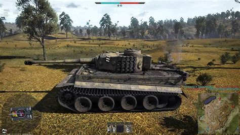 War Thunder Tiger H1 Heavy Tank Realistic Battle Gameplay Youtube