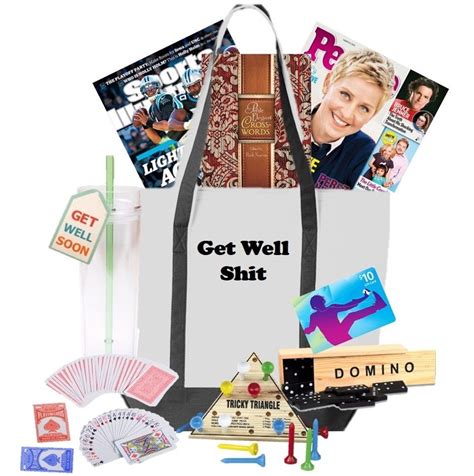 Sympathy gifts are a thoughtful, considerate way to show that you love and care about. Just Dont Send Flowers - Get Well Shit™ games gift for men ...