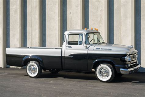 1960 Dodge D100 Sweptline Longbed Half Ton Pickup Truck Motoexotica