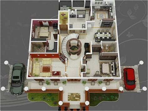 Desain Rumah Mewah 3d 2 Lantai