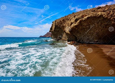 Almeria Playa Del Monsul Beach At Cabo De Gata Stock Photo Image Of Cabo Brown