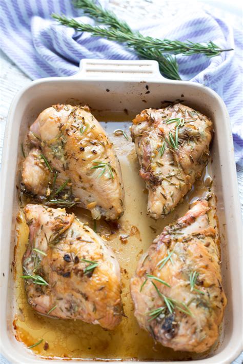 Close and shake the bag to coat evenly. 5-Ingredient Garlic Rosemary Roasted Chicken Breasts ...