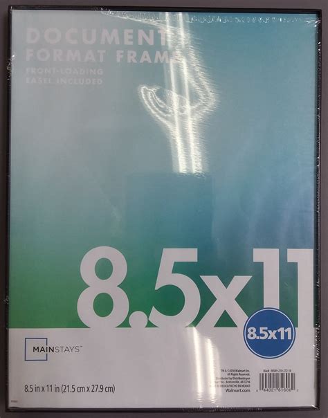 Mainstays Ms 85x11 Format Frame Black