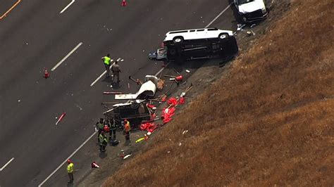Caltrans Workers Hurt In I 80 Crash In Fairfield Near Where Chp Officer