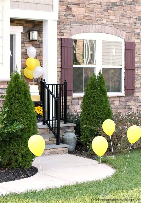 Outdoor Party Decor With Balloons Celebrations At Home