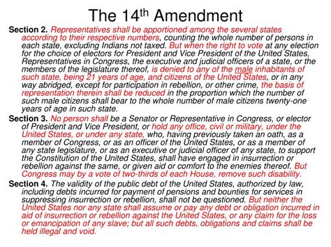 Ppt The Exercise Of Judicial Review The 14 Th Amendment And The Nationalization Of The Bill