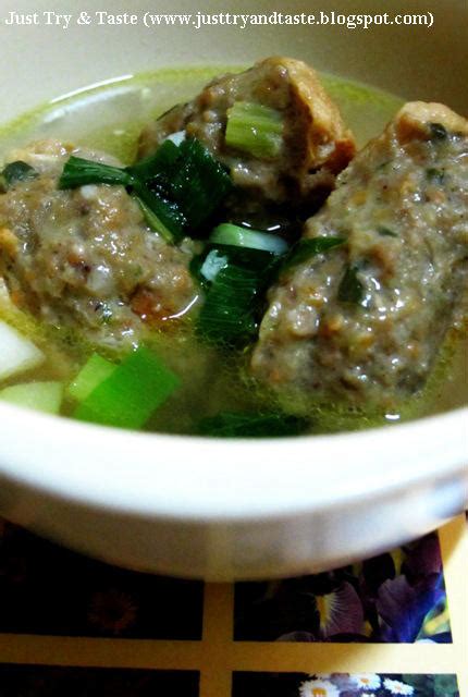 Mau coba membuat tahu bakso di rumah? Resep Tahu Bakso Kuah | Just Try & Taste