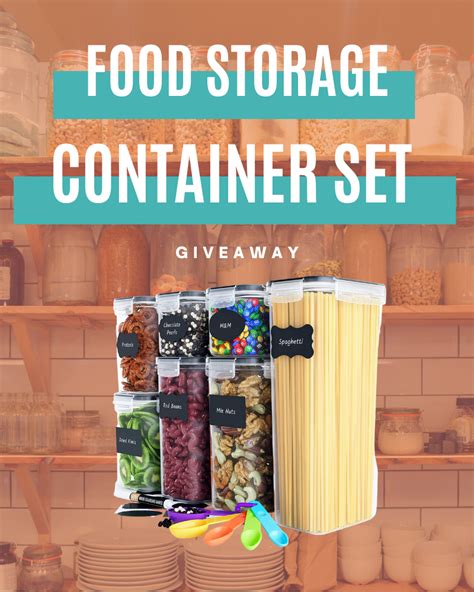 Airtight Food Storage Container Set Giveaway • Steamy Kitchen Recipes