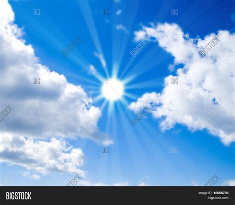 Sun Breaking Through Image And Photo Free Trial Bigstock