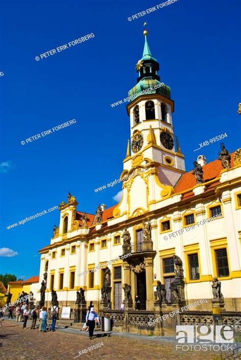 Loreta Exterior Hradcany The Castle District In Prague Czech Republic