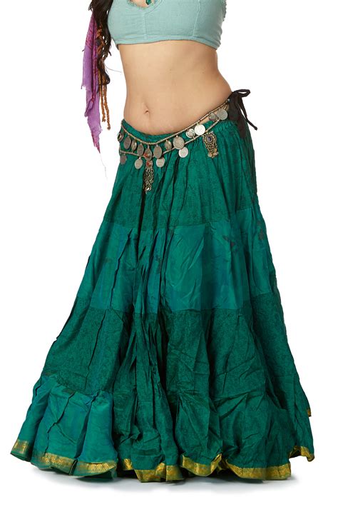 25 Yard Gypsy Bellydance Skirt Tribal Fusion Dance Skirt Altshop Uk