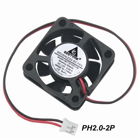 Gdstime 10 Pcs 3cm 30mm X 10mm Cooling Brushless Fan 12v Dc 2pin 20 2 Wire 30x30x10mm 7 Blades