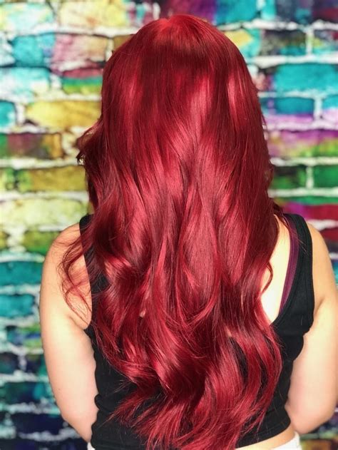 red velvet is the indulgent new hair color trend for fall red velvet hair color wine hair