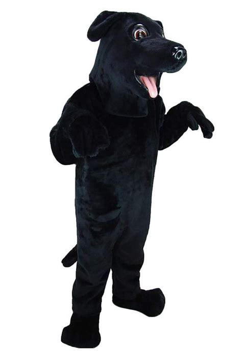 Black Labrador Dog Suit Animal Mascot Costume Party Carnival Mascotte