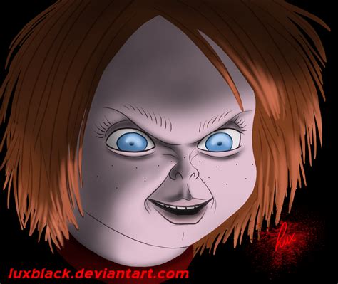 Chucky Speedpaint By Luxblack On Deviantart