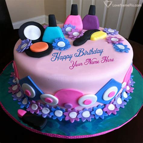 Editing your name on birthday wishes pic is simple. Girly Decorated Beautiful Birthday Cake With Name Photo - Happy Birthday Wishes | Birthday Cakes ...